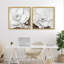 Ensemble de cadres flottants 2 pièces White Elegant Blooms, design par Hannah Dawson-249701332-249701331