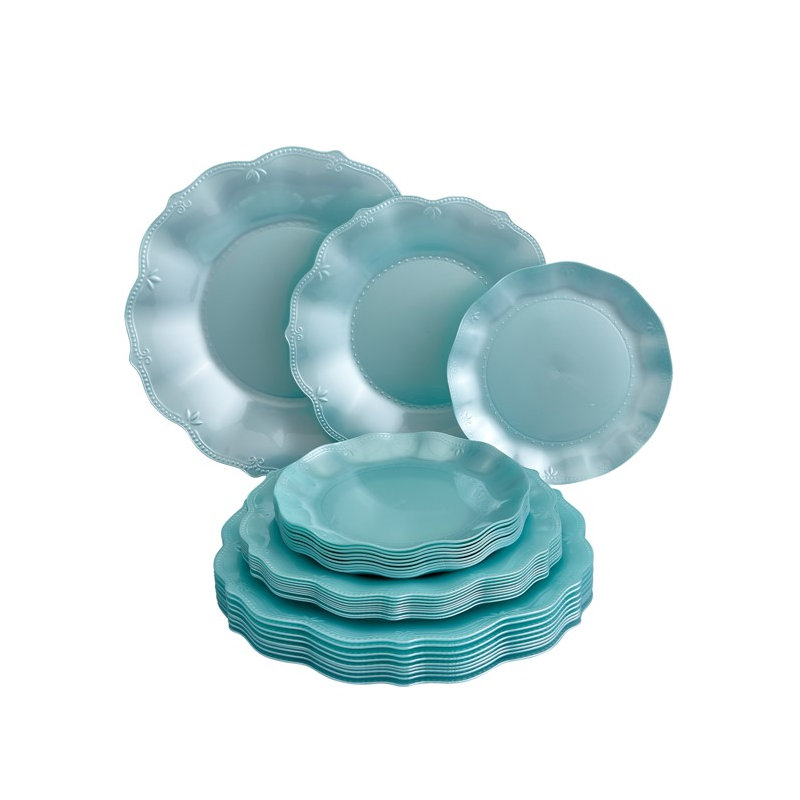 Assiette à salade jetable en plastique Chateau