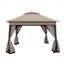 Pavillon de jardin en acier-129747520-129747524