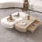 Simple modern net cream style coffee table