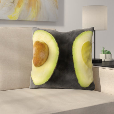 Berwyn Fruits Avacado Throw Pillow
