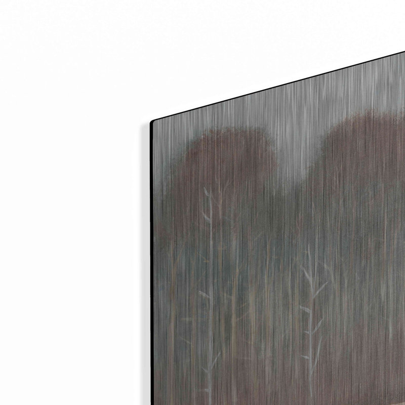 "Le long de la rivière I" par Tim O'Toole, art mural en métal, 36 po x 24 po par Tim O'Toole