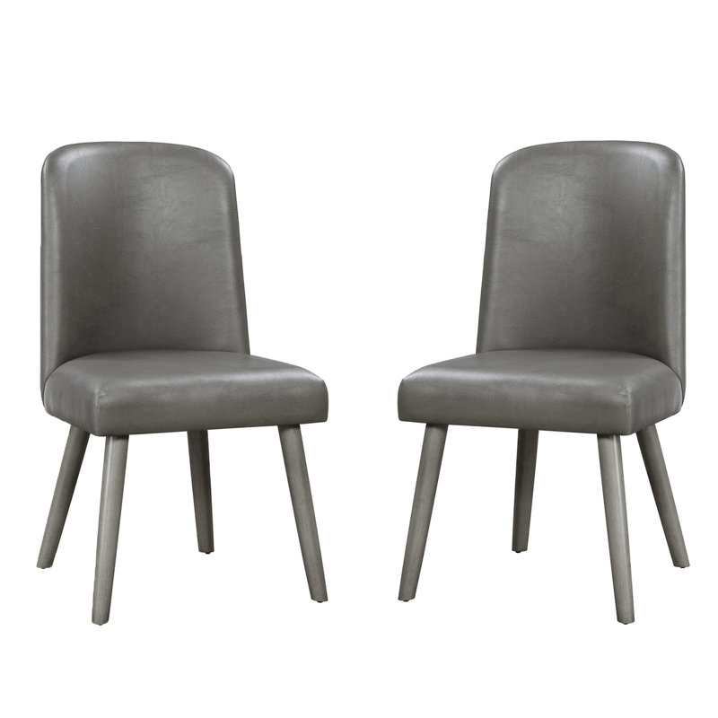 Chaises d'appoint en tissu d'ameublement Grey Grey