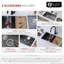 Évier de cuisine à simple cuve encastrable 16G avec accessoires encastrés Versa-100549352