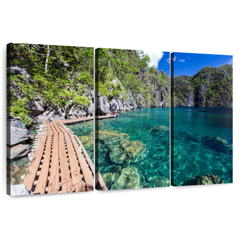 Alvord Kayangan Island Lake, 24" H x 38" W