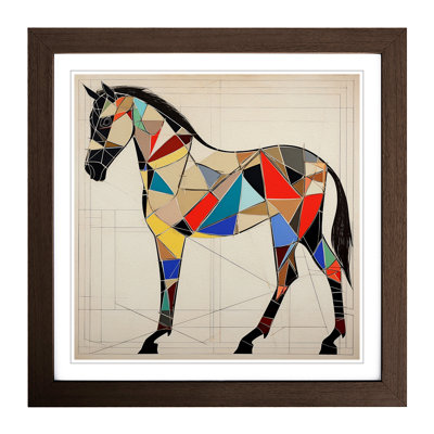 Horse Constructivism No.1 - Framed Print