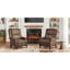 Fauteuil inclinable en similicuir pour salon RV