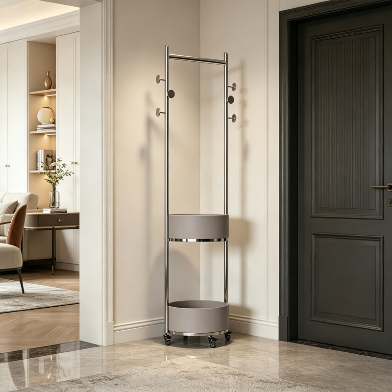 Portemanteaux Modern, Argent, gris clair