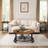 Brinnley 3 - Piece Living Room Table Set, Coffee Table and End Table Set, Modern Industrial Accent Tables with Storage Shelf, Round Coffee Table Set of 3 for Apartment Home  (Set of 3)-550281729