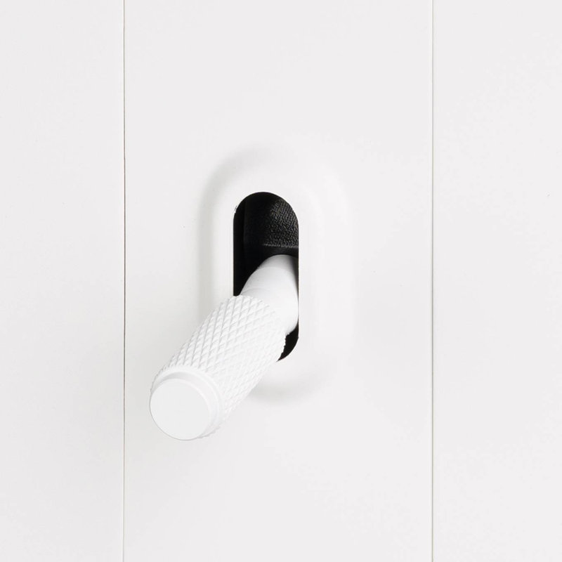 3G Toggle / Cross / Without Logo, White