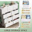 Commode 9 tiroirs en tissu