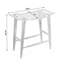 Tabouret de comptoir en bois massif Eton