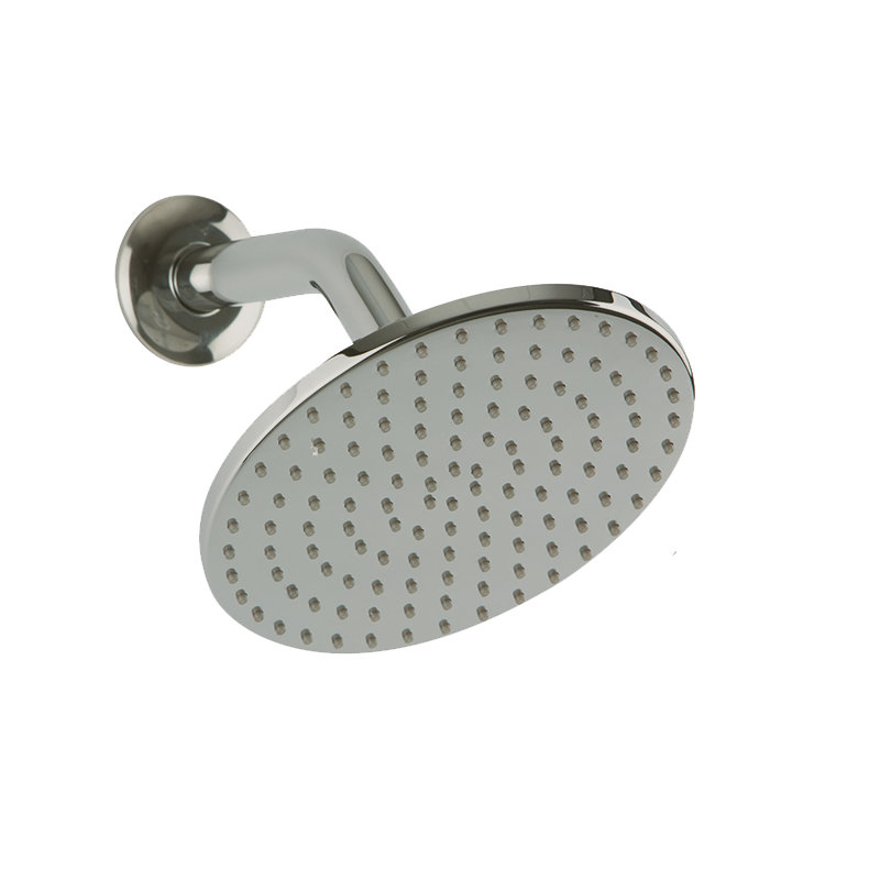 Pomme de douche fixe Rain, Nickel brossé