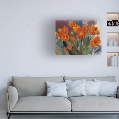 Bolog Christine Debrosky Apricot Tulips Canvas Art