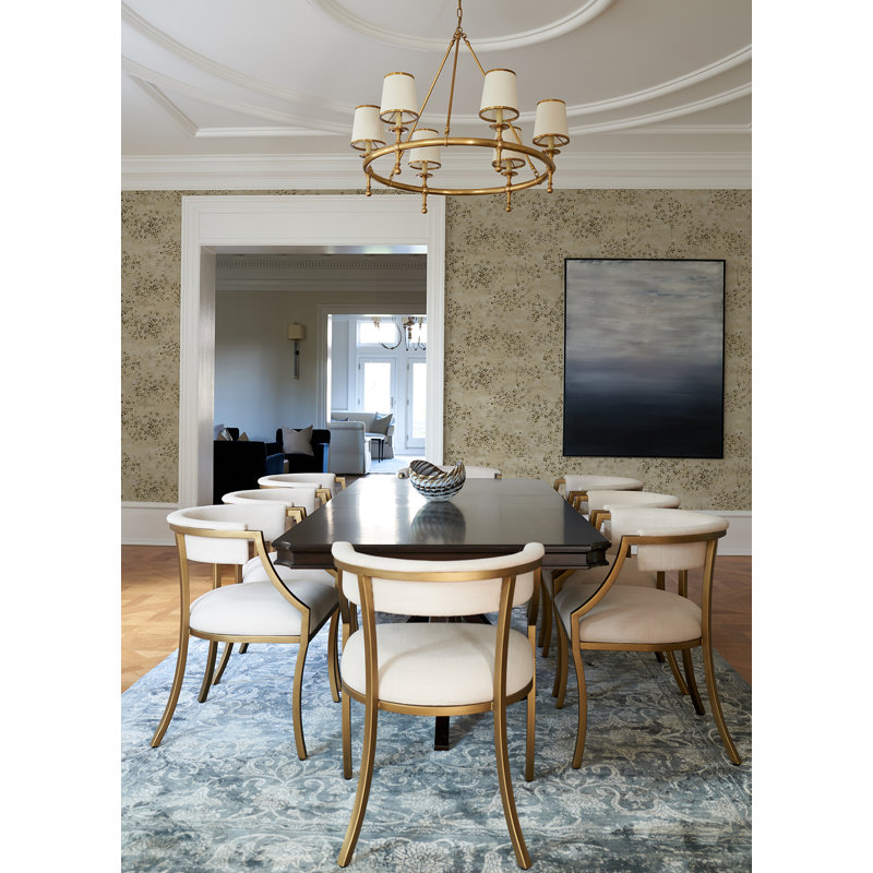 Arian Abstract Metallic Wallpaper Roll, Gold