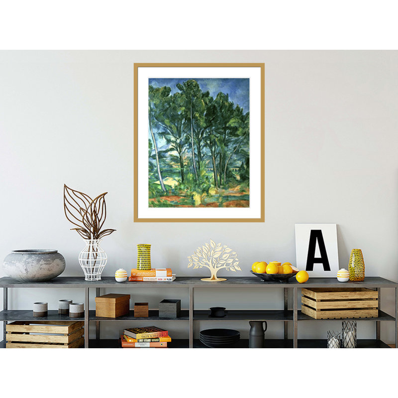 L'aqueduc (montagne Sainte-Victoire vue à travers les arbres) par Paul Cézanne, H 40,81 po x l 33,5 po