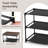 Ebern Designs 2pcs 2 Drawer Dresser Fabric Storage Organizer Nightstand Bedside Sofa Table-1940845849