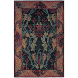 English Garden Wool Floral Area Rug