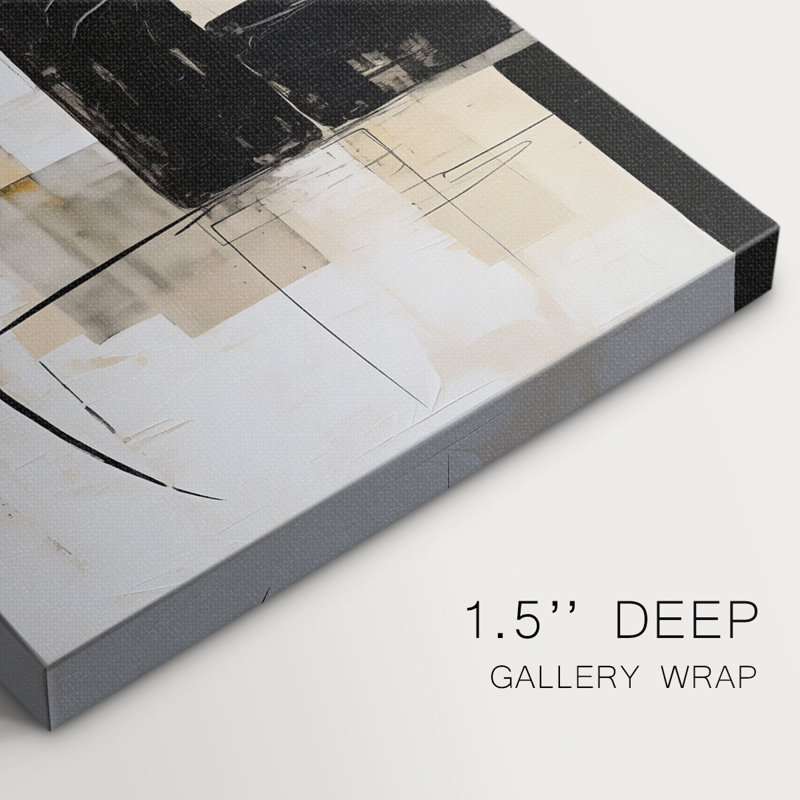 Abstract Series 4 #IV-Gallery Wrapped Canvas, 20" H x 40" W