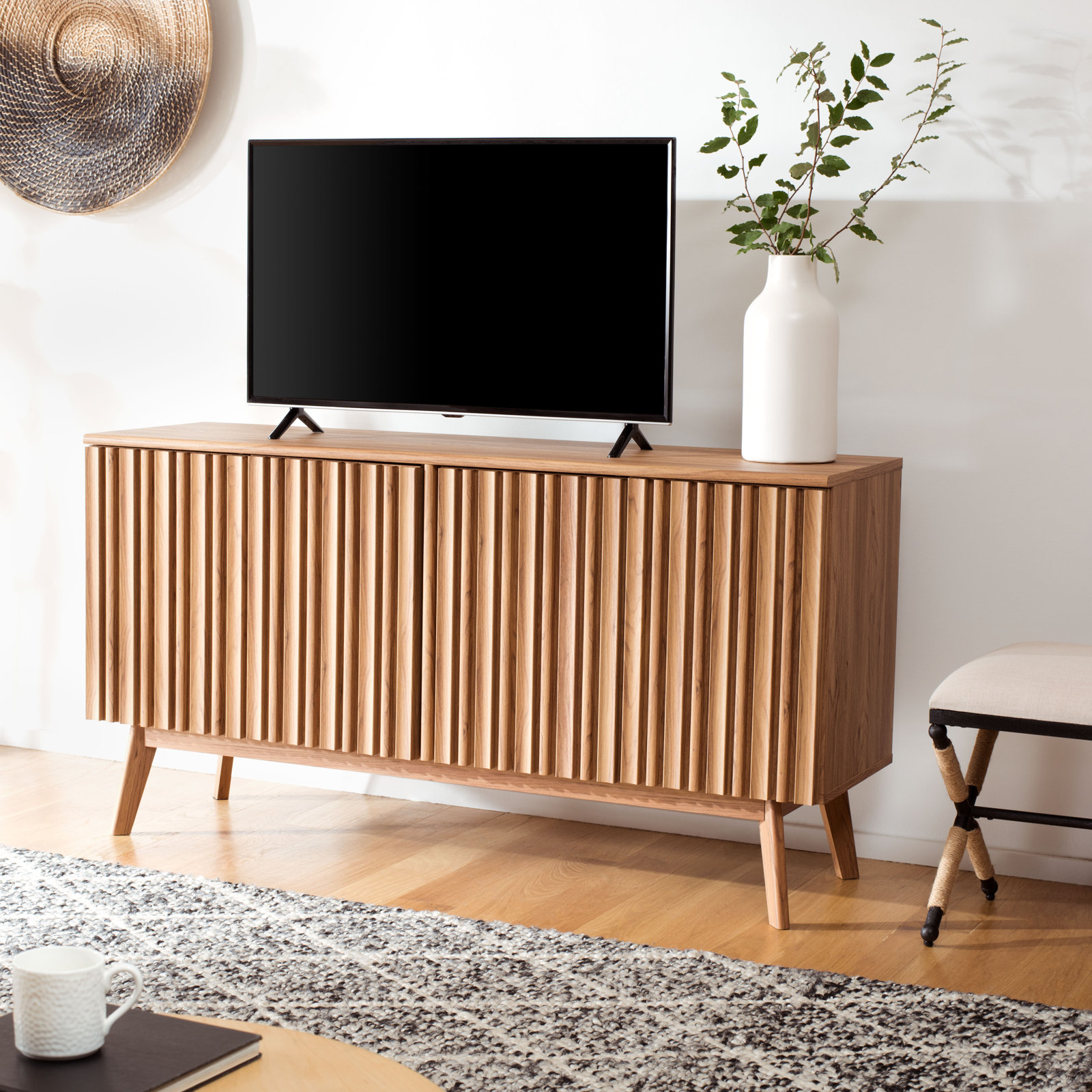 Helena 62 " TV Stand, Oak