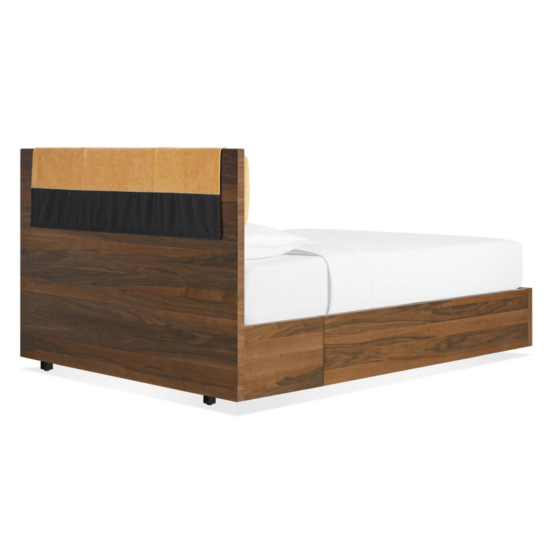 Homecoming Outdoor Bed, King, Camel Genuine Leather