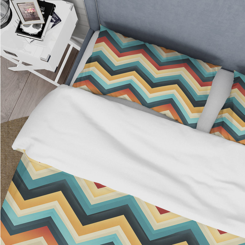 Ensemble de housse de couette en microfibre Tribal Fusion, Housse de couette pour très grand lit et 2 très