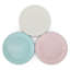 Assiette plate en émail S / 4 - deux tons-1529678678