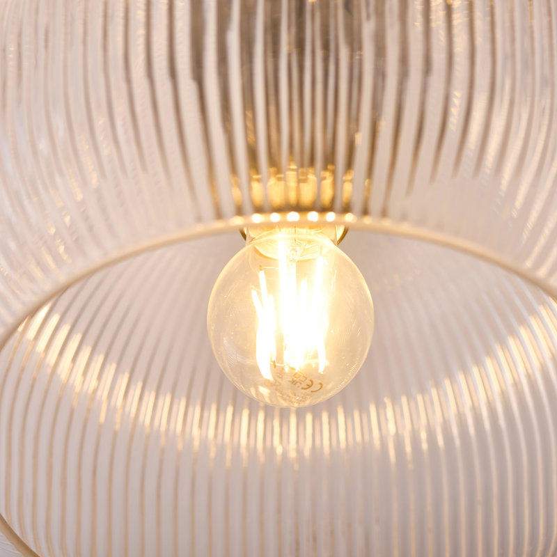 Clear Glass Flush Mount