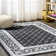 Jaiden French Border Black/Gray Rug