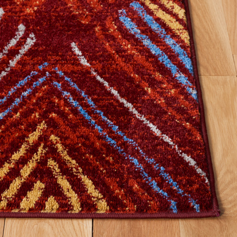 Adgar Performance Southwestern Rug, Square 6'7"