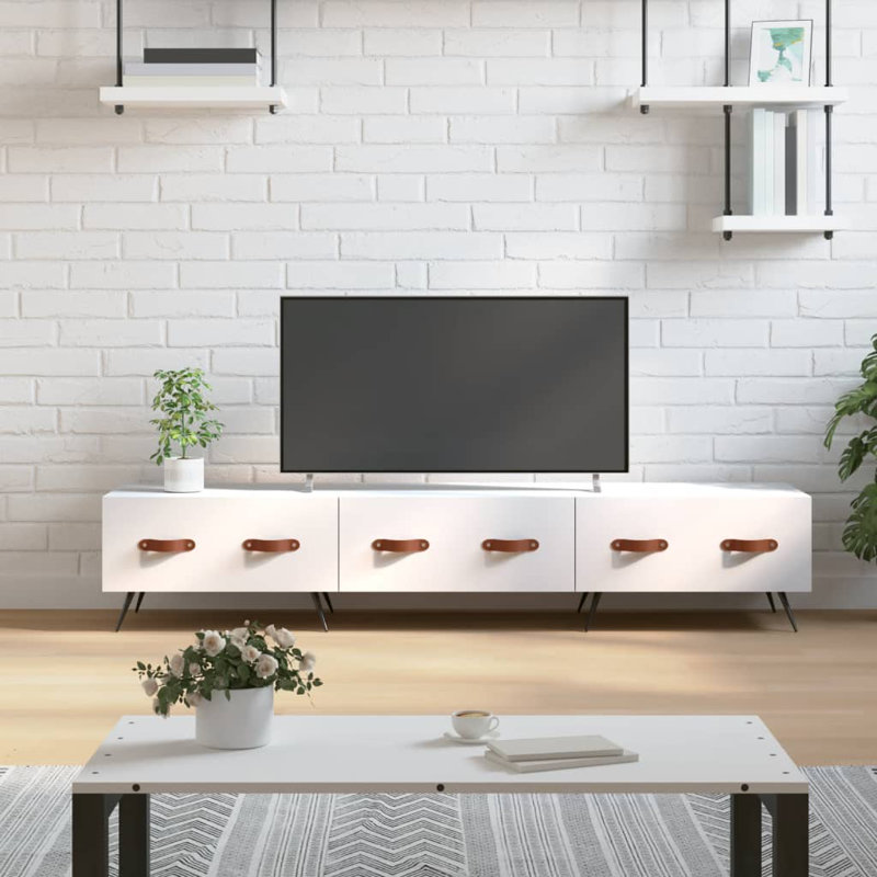Asensio TV Stand for TVs up to 65", White