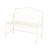 Sunnydaze Outdoor Garden Bench-White-429384934