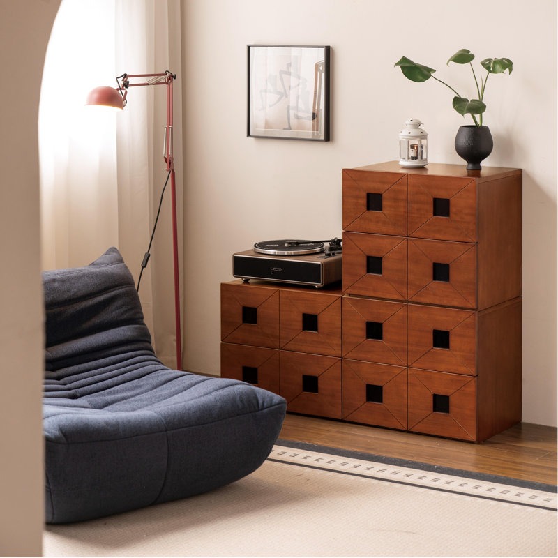 22.8"W Solid Wood Nightstand-Set Of 2, Set of 2