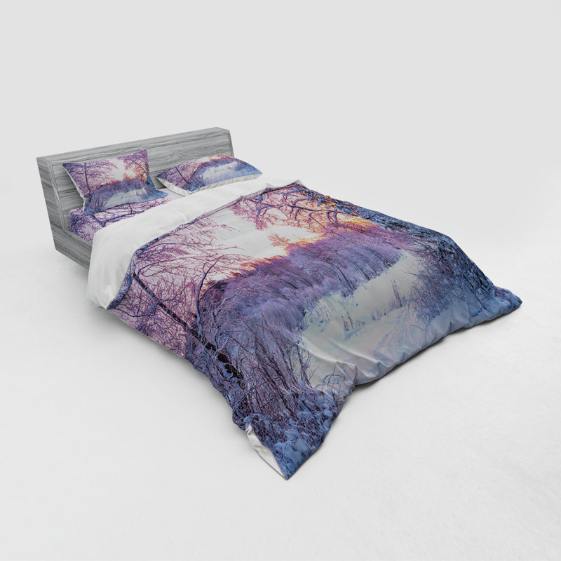 Rustic Polyester Duvet Cover, Queen Duvet Cover + 3 Additional Pieces