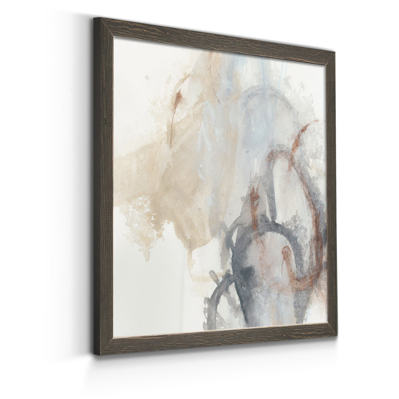 Supposition I, reproduction d’art sur toile encadrée, H 17 po x l 17 po x P 1,5 po, Encadré gris