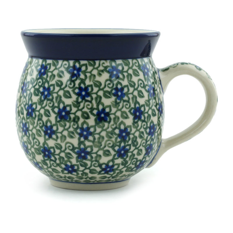 Tasse à bulles en grès poli 12 oz - Lobelia Vines