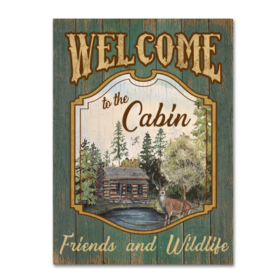 " Wilderness Lodge 25 " Graphic Art Print