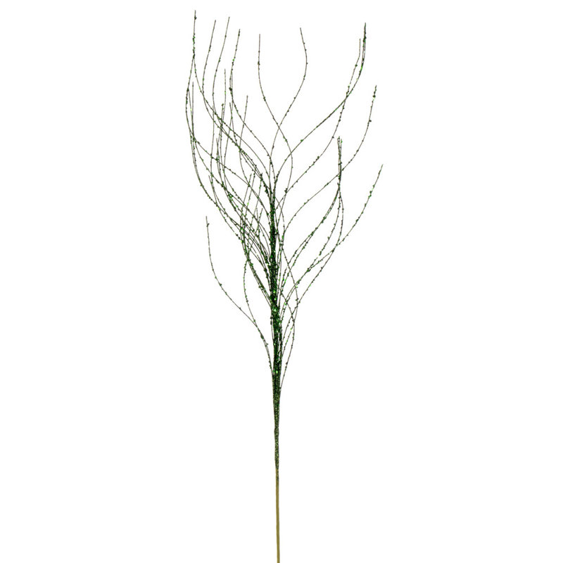 Vaporisateur 37 po Wigy Twig Glitter, 6 par sac., Vert foncé