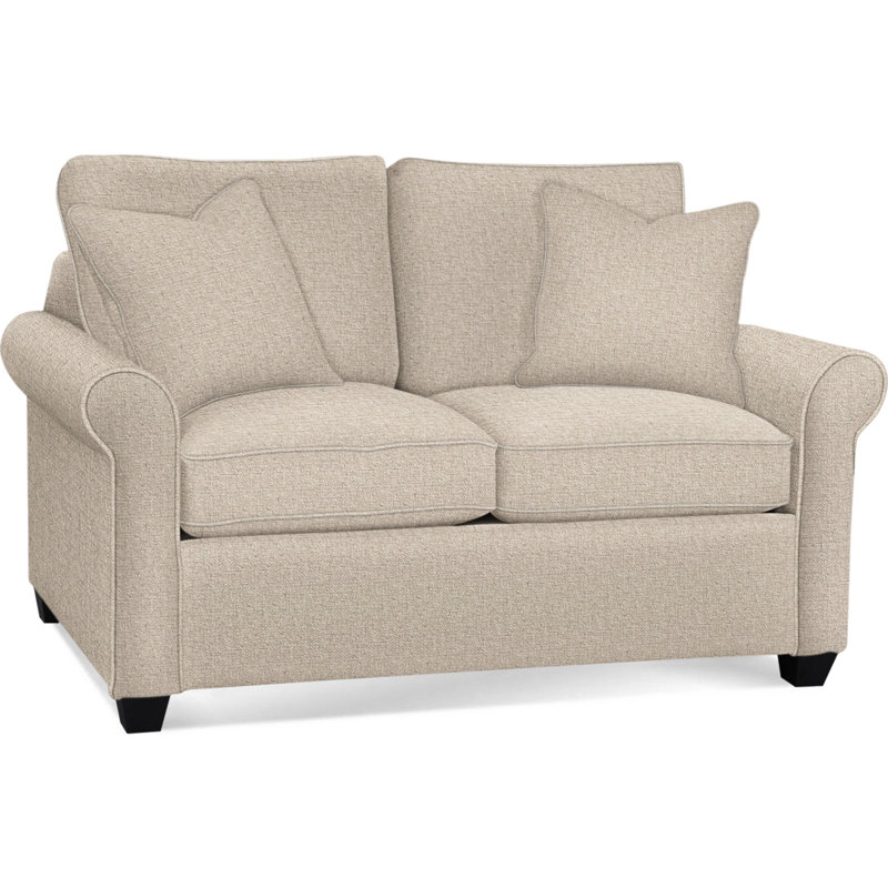 Park Lane Upholstered 73'' Sofa, Black, Eggshell Crypton Performance; 0884-93, Innerspring Mattress