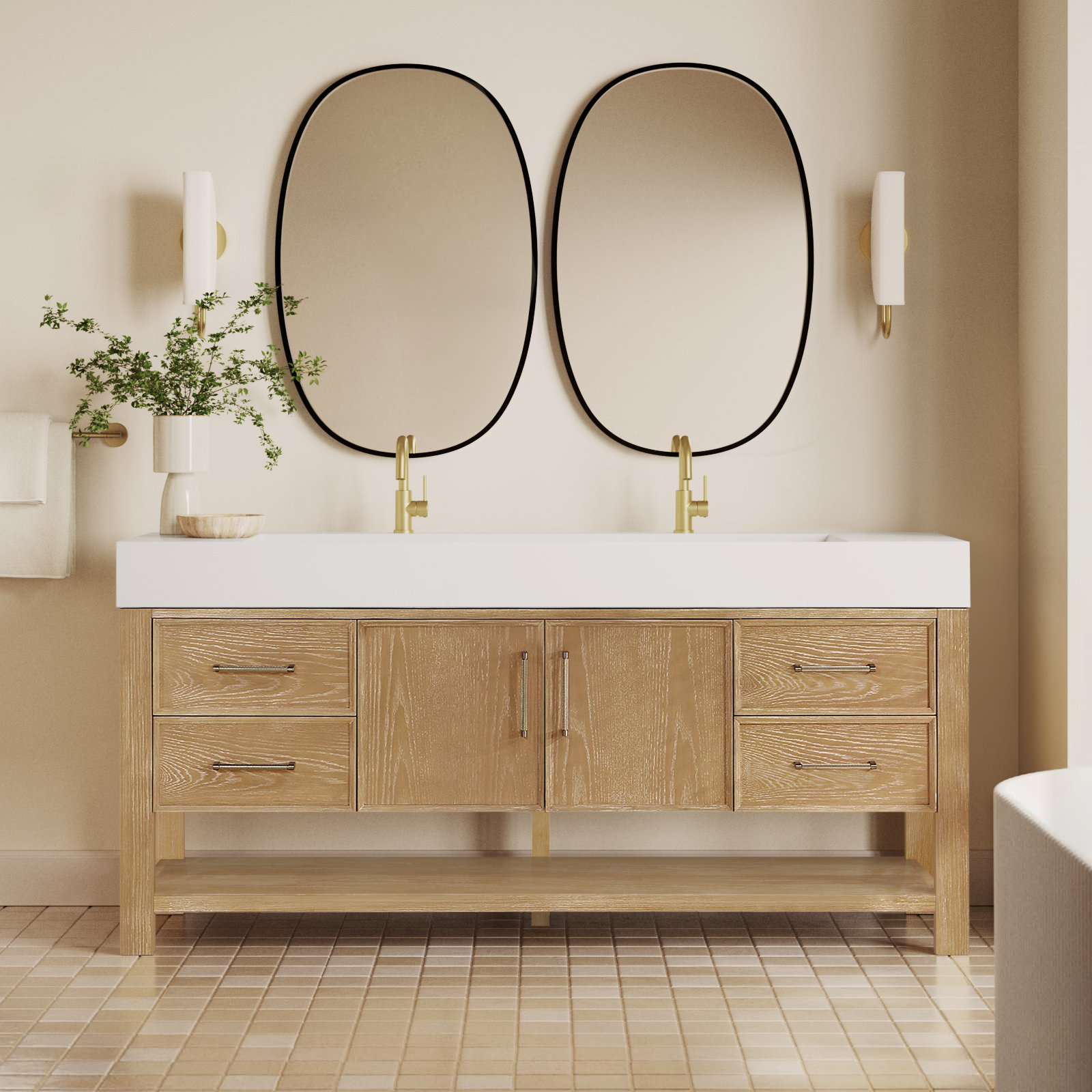 Maho 72'' Single Bathroom Vanity