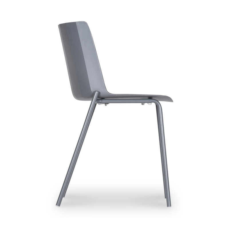 Outdoor Dining Side Chair, Gray