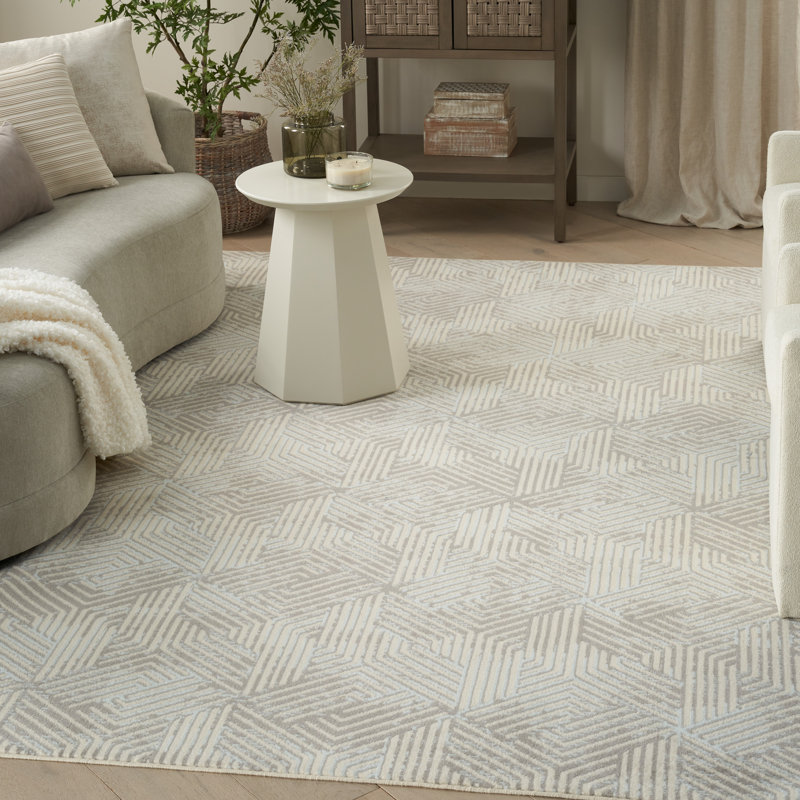 Tapis géométrique Averiana, Rectangle 7 pi 10 po x 9 pi 10 po
