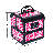 Hello Kitty SlayCube Makeup Travel Case with Durable Outer, Makeup Organizer Case in Portable Size-1884484546