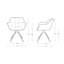 Amberlin 42cm H Armchair