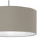 Patience 1 - Light Satin Nickel Drum Pendant-14506962-14506963