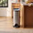 simplehuman 40 Liter / 10.6 Gallon Dual Compartment Butterfly Lid Kitchen Recycling Step Trash Can