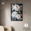 Décoration murale fleurs blanches et feuilles dorées Shadowbox par Art Remedy-118167226-118167230