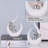 Ceramic Tabletop Decor Set (2-Piece, Large & Small) – Elegant Home Decoration-1806213188