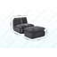 Fauteuil à compression complète avec repose-pieds Liyasi-1741813953