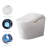 Modern Intelligent Toilet Without Water Tank, With Bidet, Automatic Flushing, Automatic Opening/Closing, Foam Shielding Function, White-119332360